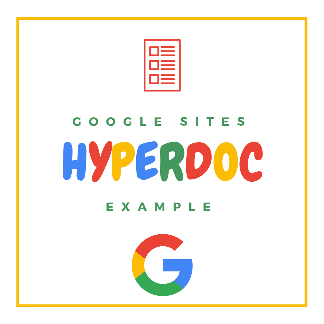 Google Sites HyperDoc Example